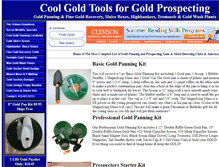 Tablet Screenshot of coolgoldtools.com